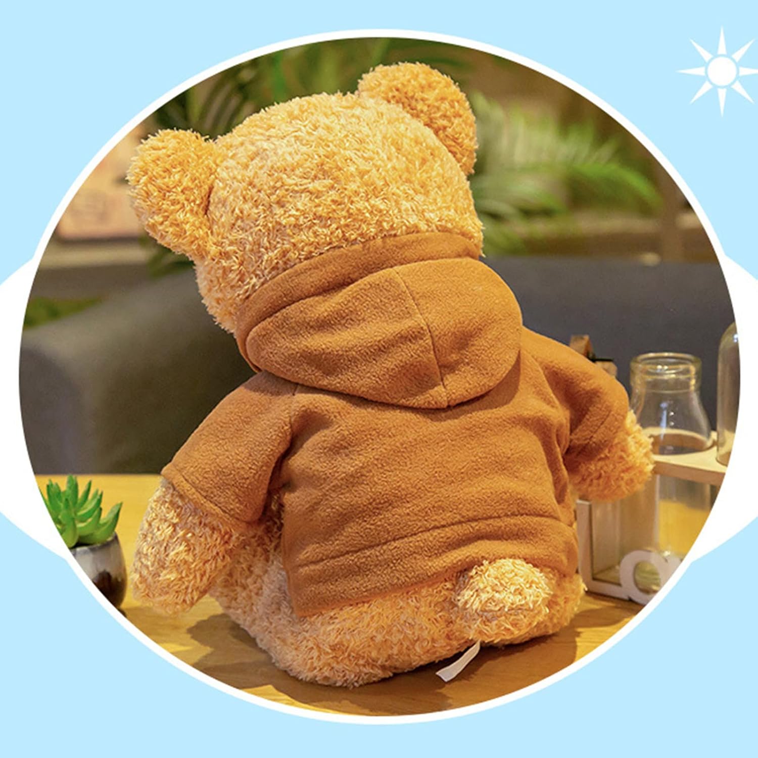 11.8 inches Teddy Bear Stuffed Animals Soft Plush Cute Teddy Bear Doll for Boys Girls (Blue) - Image 6