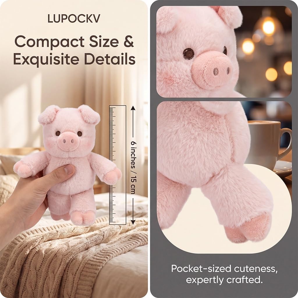 Running Plushie Stress Relief Pig Panda Cow Stuffed Animal Shaking Interactive Moving Legs Desktop Fidget Toy Soft Cuddly Pal Sensory Gift for Kids Adults Office Bedroom Home Nursery(E) - Image 5