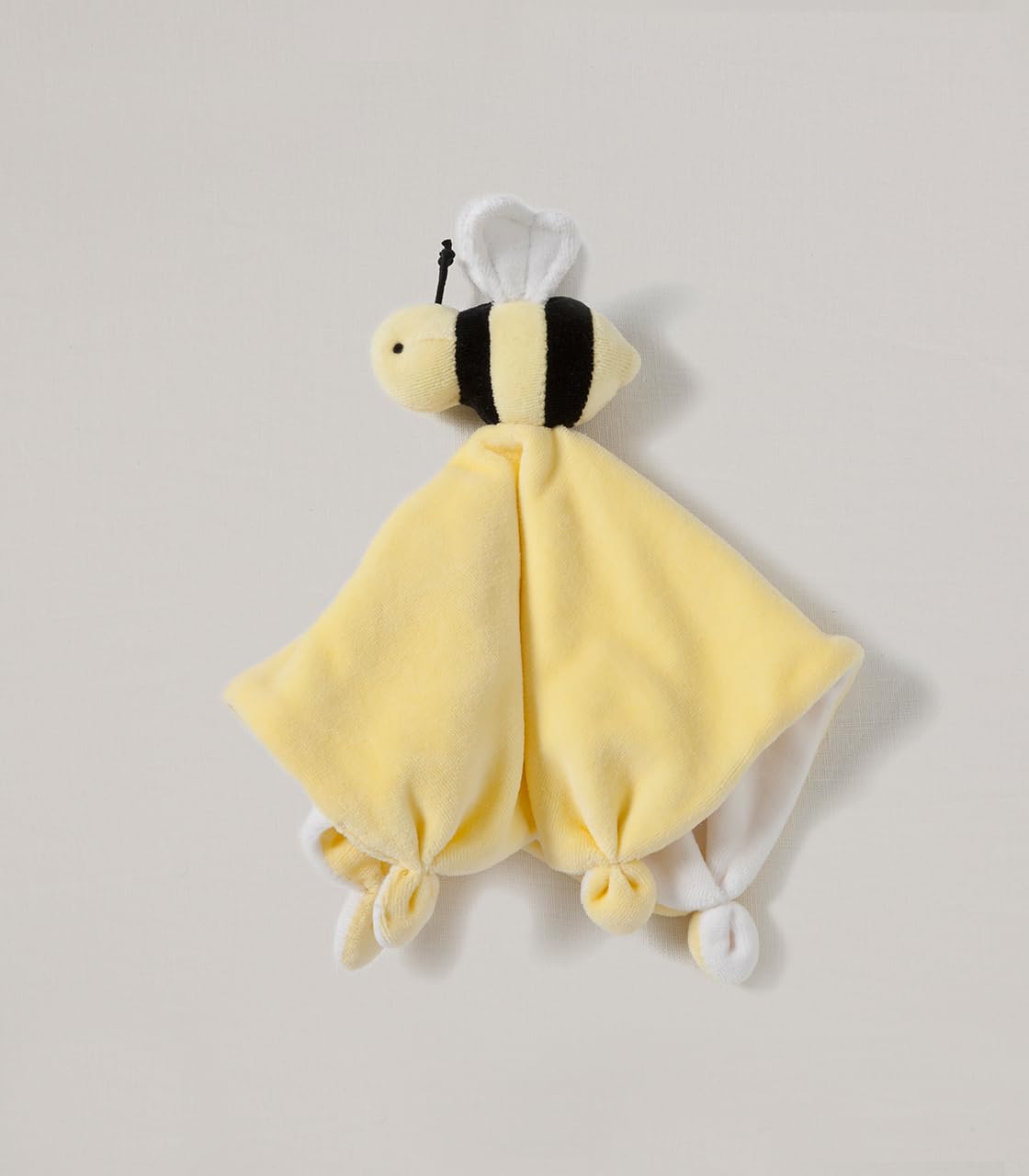 Burt's Bees Baby Baby Plush Toy Lovey, Hold Me Bee Stuffed Security Blanket, Infants Comfort Object, Made with Organic Velour Shell with Polyester, Sunshine Color, Size 12x12x3 Inches - Image 2