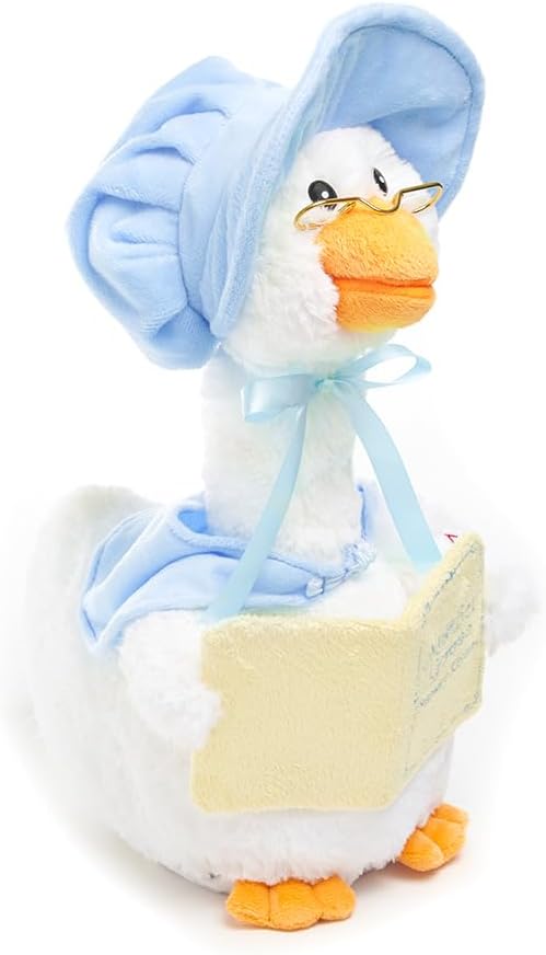 Cuddle Barn - Mother Goose Animated Stuffed Animal, Talking, Story-Telling Plush Toy for Kids, 14" - Image 8