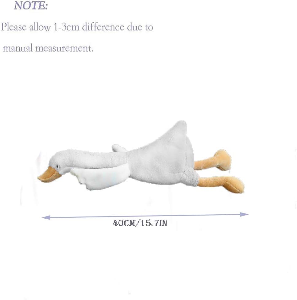 15.7" Swan Stuffed Animal,Goose Plush White Stuffed Animal Toy Gifts for Kids - Image 6