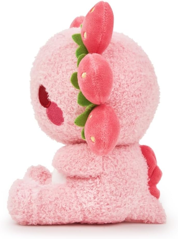 Scented Plush - Lil Strawberry Axolotl by PlushGoals | Cute Pink Plushie with Yummy Berry Scent | Kawaii Fruit Themed Stuffed Animal | Great Valentines Holiday Birthday Gift for Girls, Women - 6" - Image 7