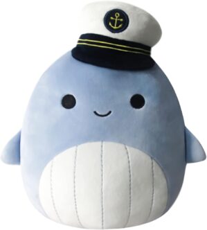 Squishmallows 8-Inch Samir Blue Wha...