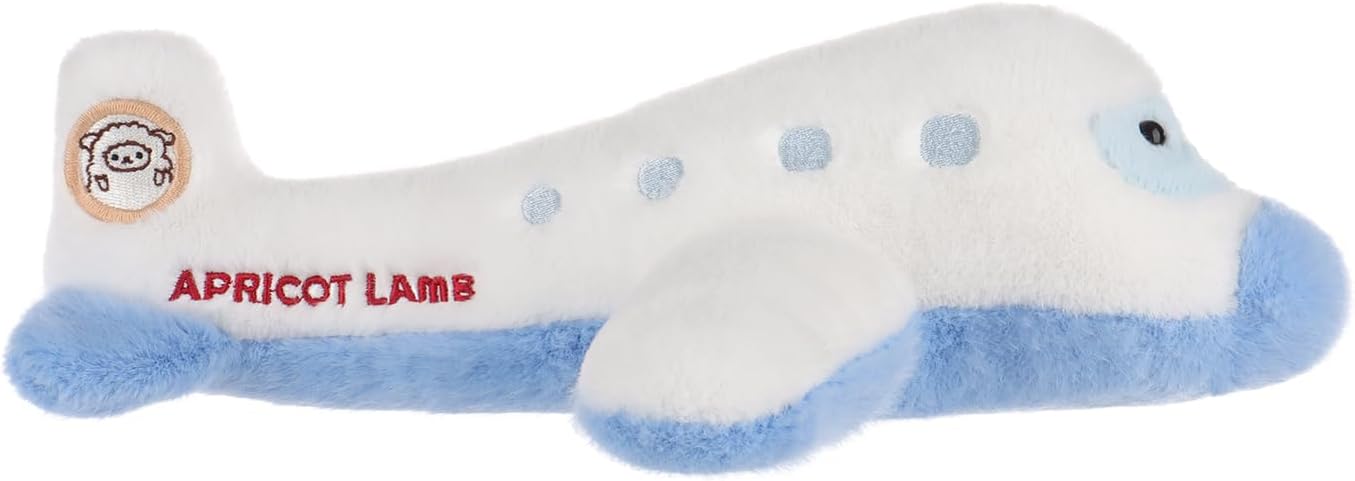 Apricot Lamb Comfort Plane Stuffed Animals for Kids, Soft Cute Plush Toys for Baby Girl and Boy, Fluffy Comfort Plane - Image 5