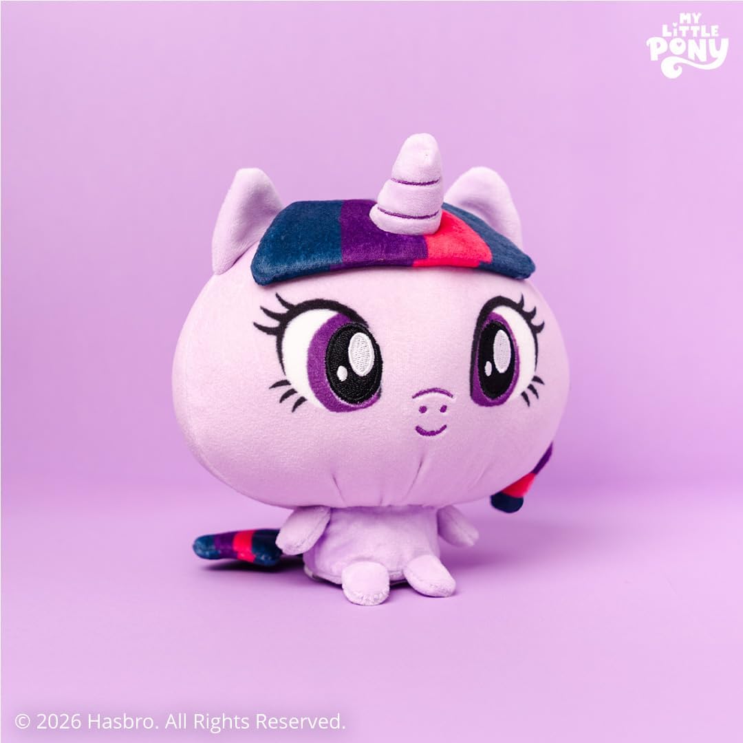 TeeTurtle Cloudheads Twilight Sparkle Plush - 5-Inch Official My Little Pony Stuffed Animal with Embroidered Details - Soft Cuddly Plush Toys for Kids, Teens, and Adults - Image 2