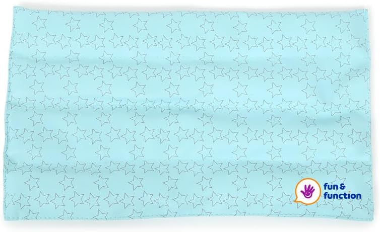 Fun and Function Wipe Clean Weighted Lap Pad for Kids with Sensory Issues & Special Needs - Sensory Weighted Lap Pad for Kids 30 Pounds - Weighted Lap Blanket - Weighted Calm Down Corner Supplies
