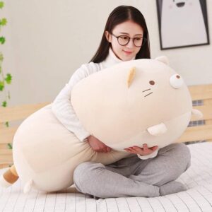 ERDAO Big Cat Plush Pillow,Large Fa...