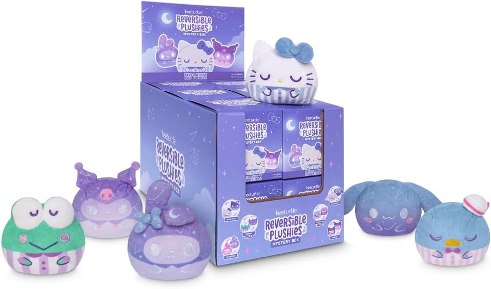 TeeTurtle Hello Kitty and Friends Sanrio Celestial Series Reversible Plushie Mystery Box - 3-Inch Two-Sided Blind Box Plush with Embroidered Details - Cute Surprise Toy for Kids, Teens, and Adult - Image 5