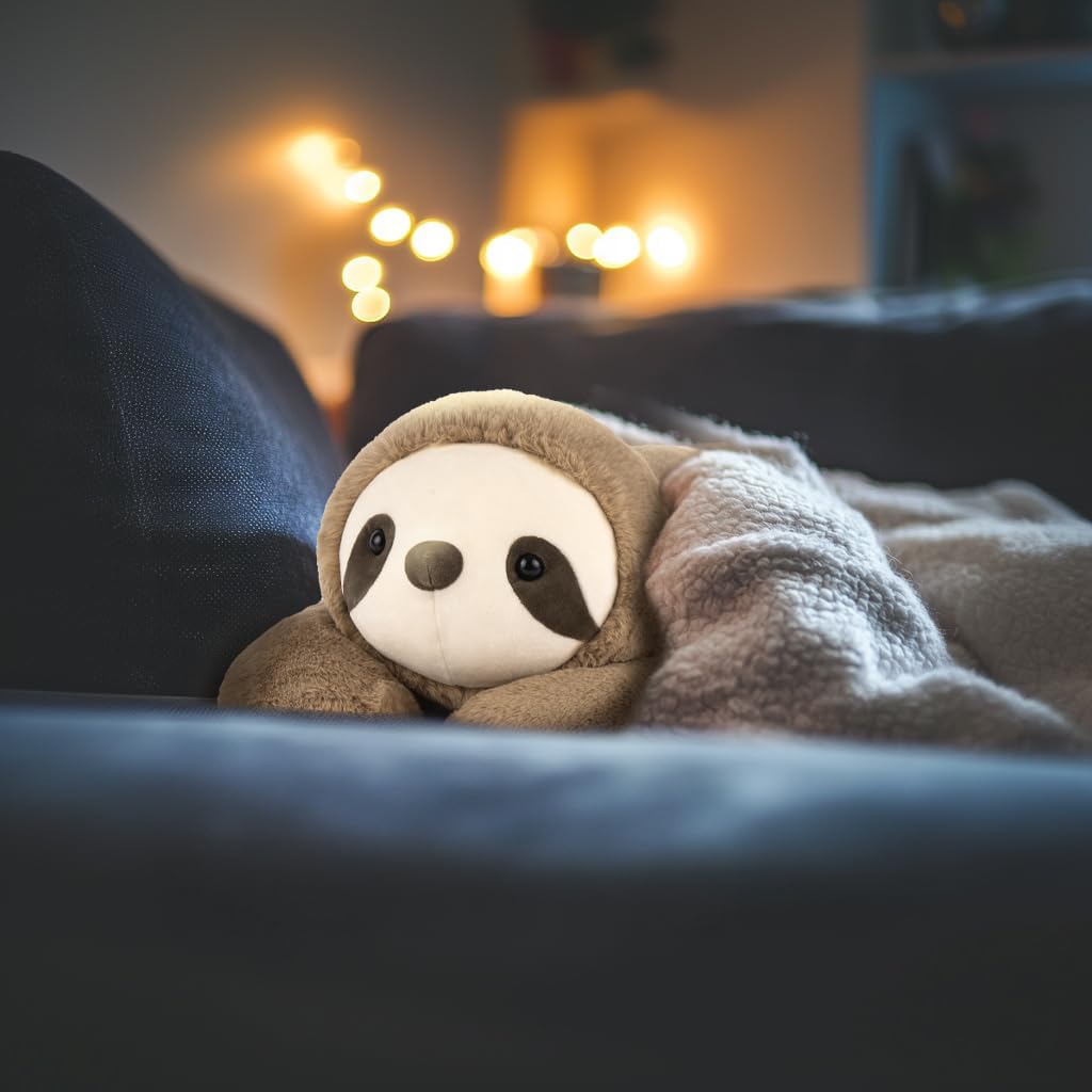 Niuniu Daddy 20" | 3.3 Pound Weighted Sloth Stuffed Animal Plushie for Adults & Kids, Large Weighted Lap Pillow for Comfort, Soft Sensory Stuffy Toy as Gift for Holidays - Image 9