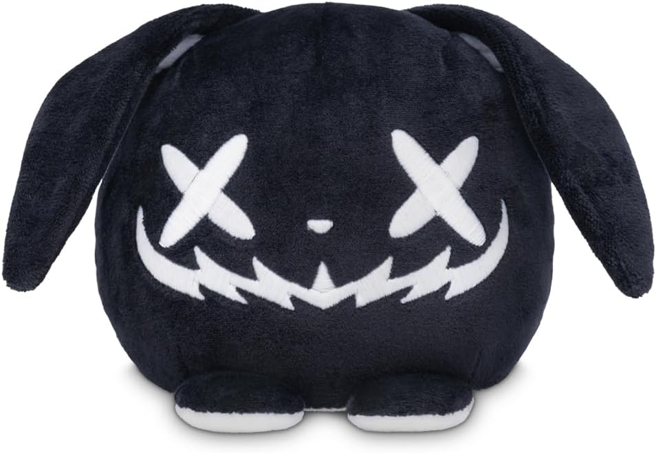 TeeTurtle Glow in The Dark Halloween Bunny 4" Plushie - Cute Kawaii Spooky Stuffed Animal