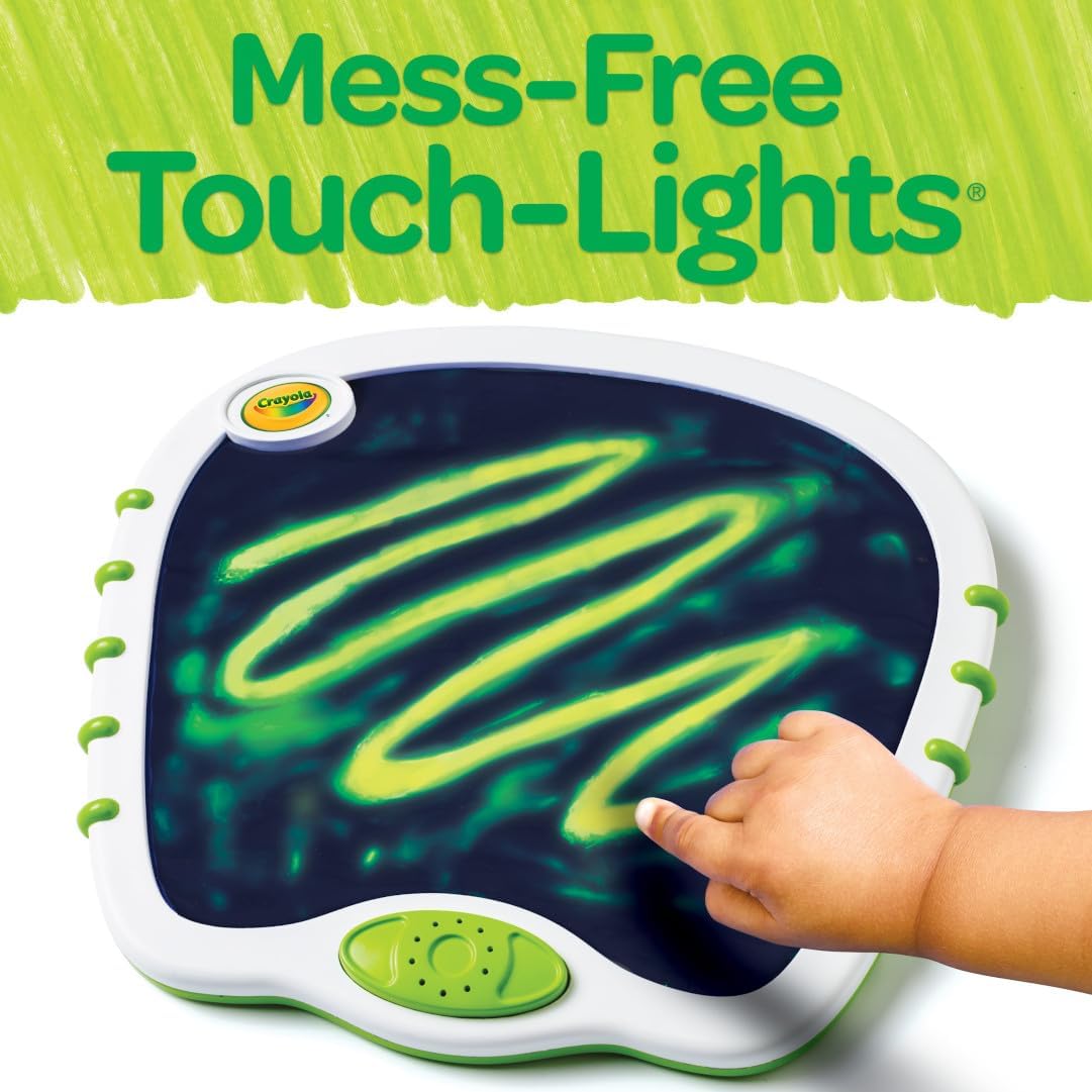 Crayola Toddler Touch Lights, Musical Sensory Toys for Toddlers, Learning Gifts, Light Up Drawing Pad, Mess Free Painting, Travel Activity, 2+ - Image 5