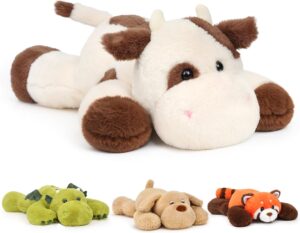 Weighted Cow Stuffed Animal Soft We...
