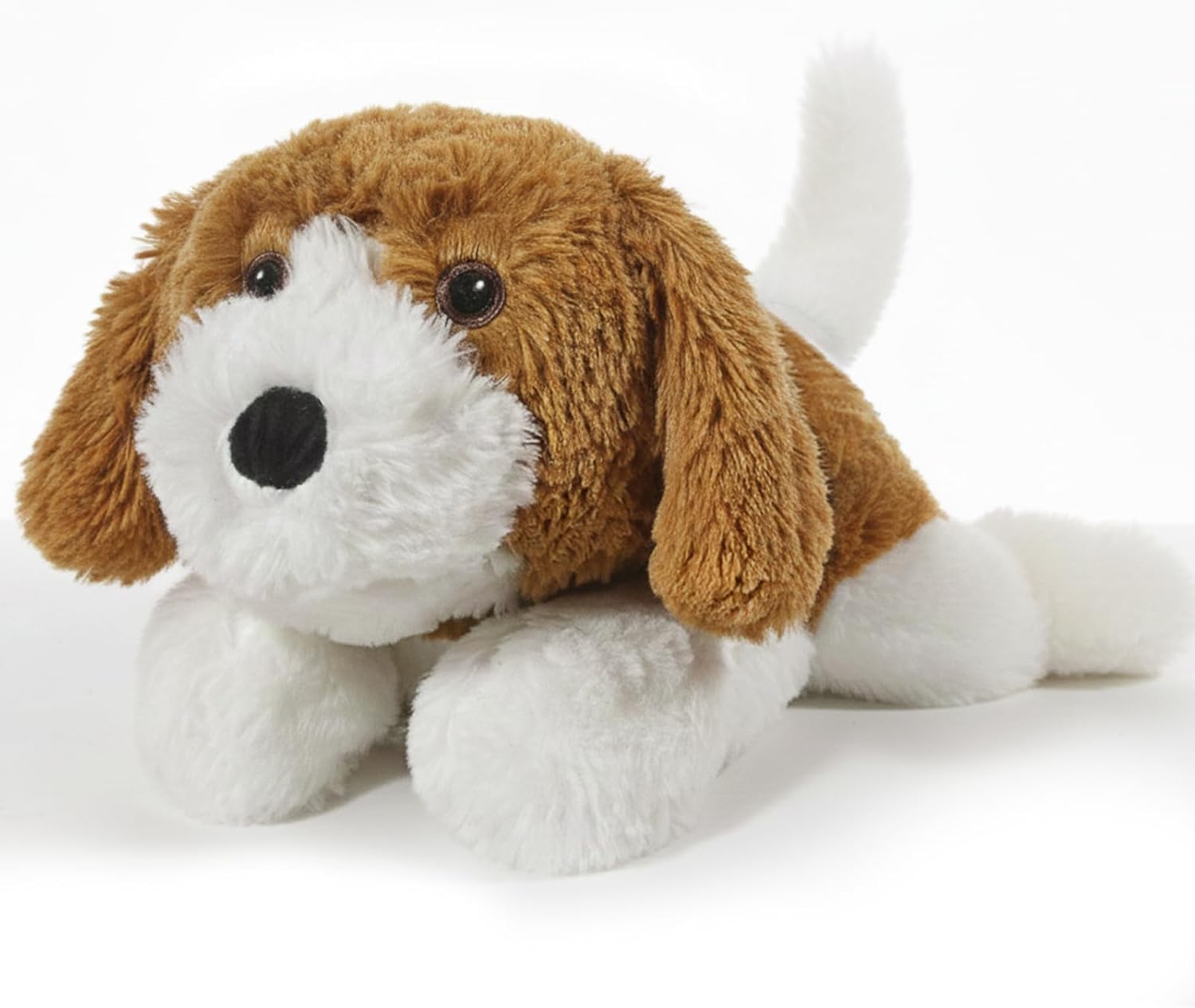 Microwavable Puppy Stuffed Animal, Microwave Heating Pads for Cramps & Anxiety Relief, Heatable Cooling Lab Plushies Buddy