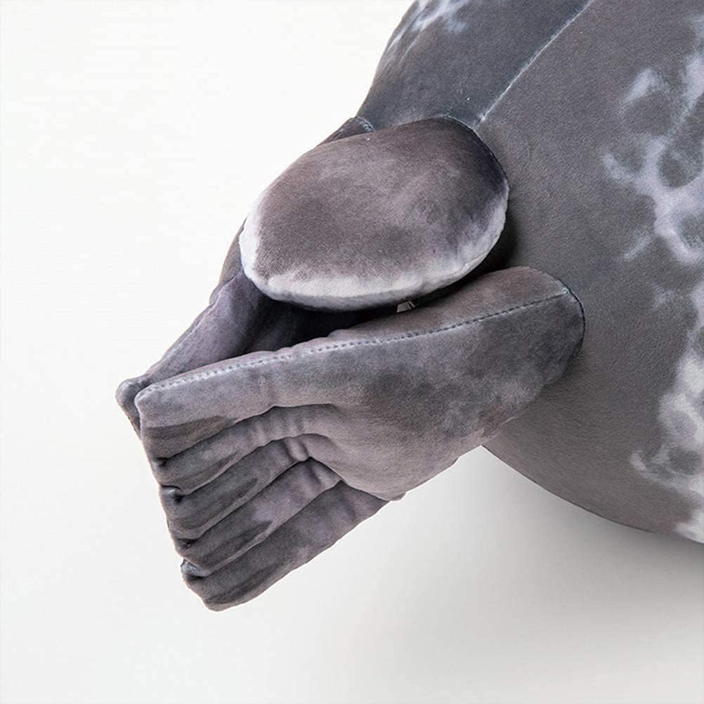 MerryXD Chubby Blob Seal Pillow,Stuffed Cotton Plush Animal Toy Cute Ocean Small(13 in) - Image 4