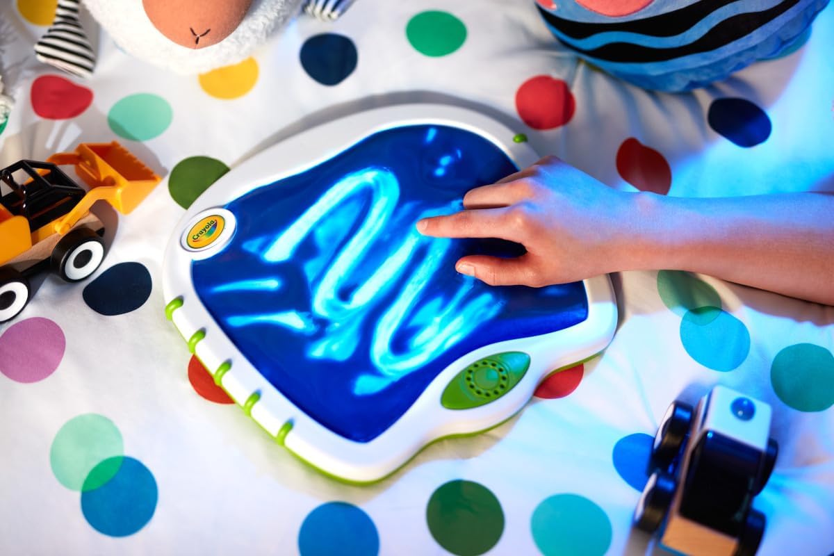 Crayola Toddler Touch Lights, Musical Sensory Toys for Toddlers, Learning Gifts, Light Up Drawing Pad, Mess Free Painting, Travel Activity, 2+ - Image 8