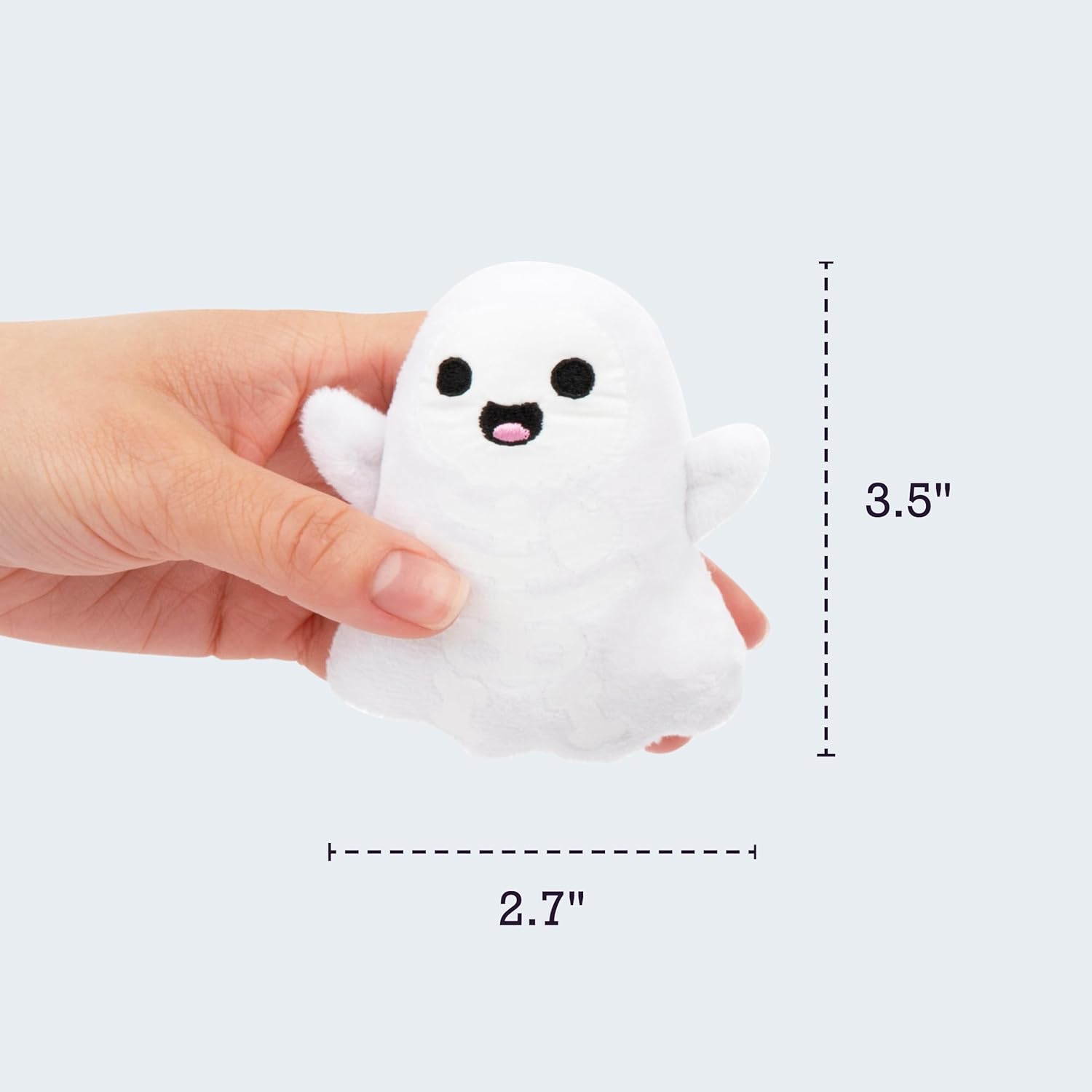 Emotional Support Ghosts by Relatable, Cuddly Plush Collectibles and Cute Stuffed Animals, Spooky Halloween Ghost Plushies and Fun Trick or Treat Toys, Includes 5 Plushies with Carrying Basket - Image 8