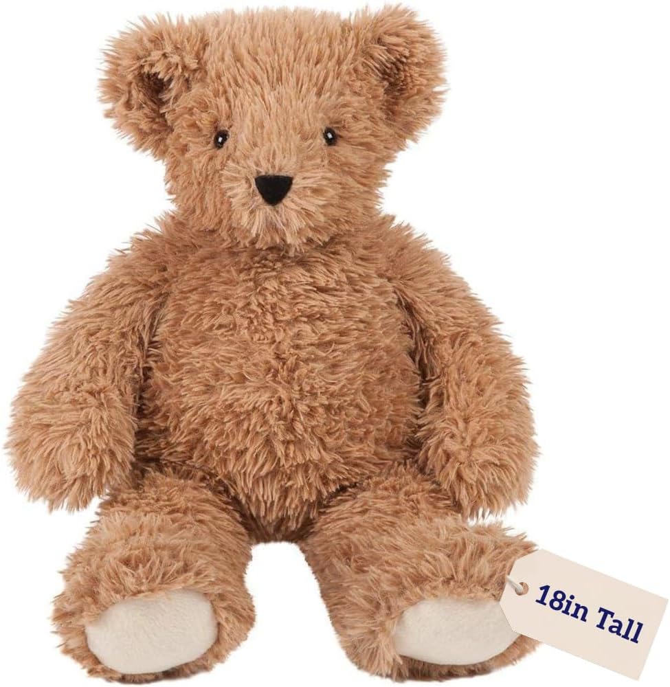 Vermont Teddy Bear 18 Inch Brown Bear | Super Soft Easter Teddy Bear Stuffed Animal | Cozy Plush for Sleeping | Romantic Gift Teddy Bear for Girlfriend | Crafted in the USA