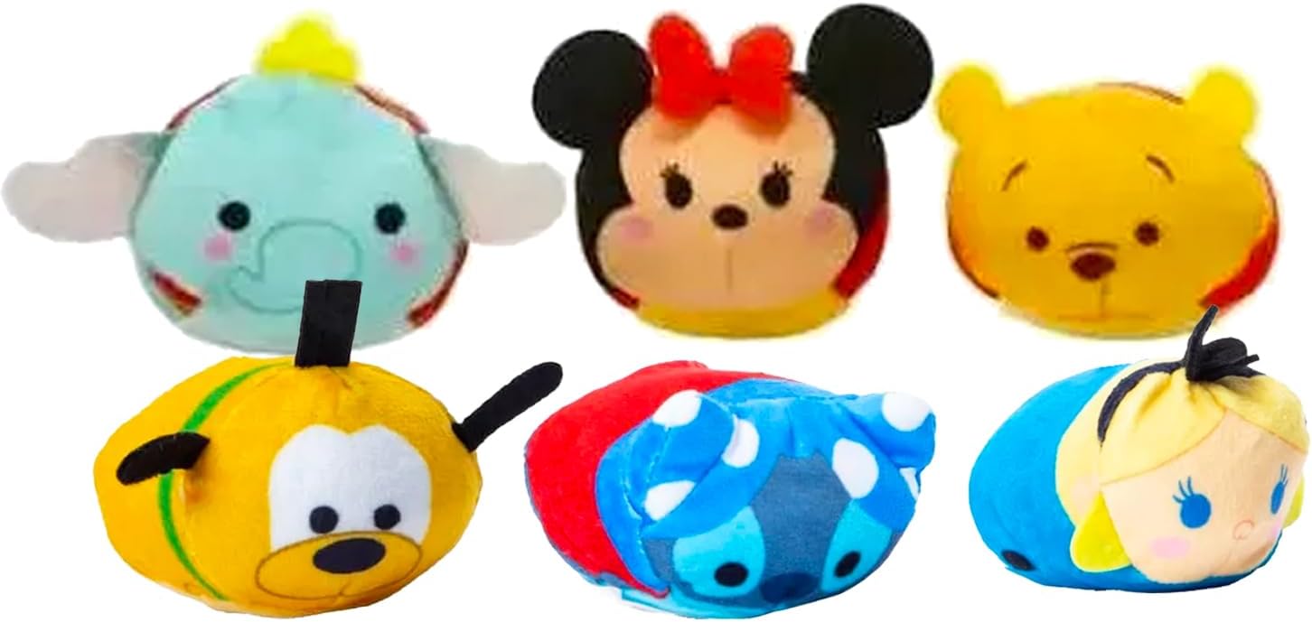 Disney Tsum Tsum Plush Blind Bags Set - Bundle with 6 Tsum Tsum Mini Plush Toys Plus Stickers for Kids, Boys, Girls | Disney Tsum Tsum Goodie Bags - Image 4