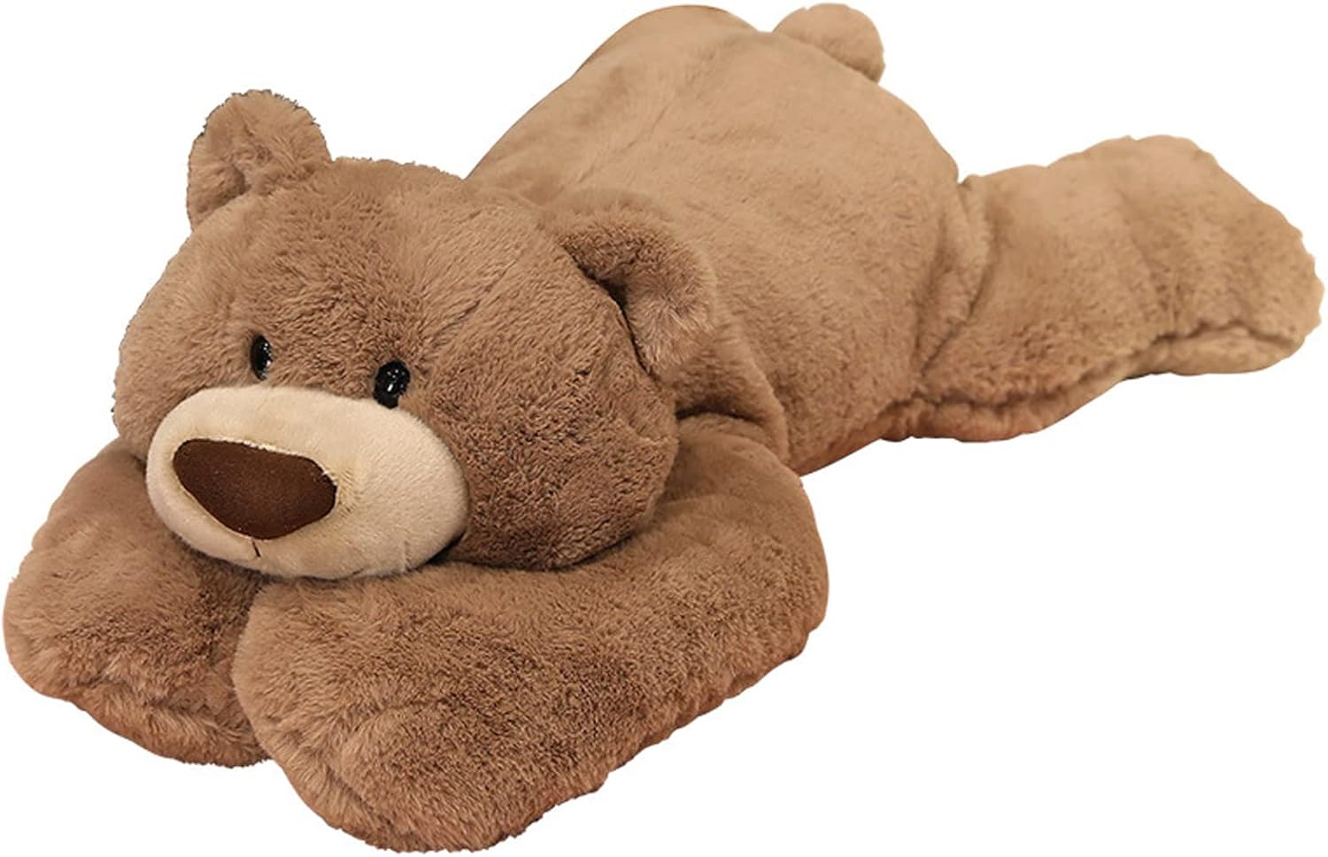 Doireum Weighted Stuffed Animals, 6.2 lbs Weighted Bear Stuffed Animal Toy Brown Bear Weighted Plush Animals Throw Pillow Gifts for Boys Girls, 29.5 inch