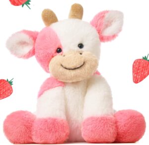 Hopearl Adorable Plush Cow Toy Flop...