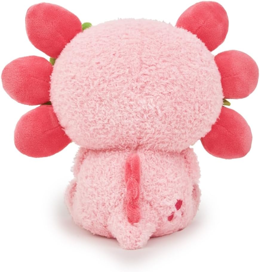 Scented Plush - Lil Strawberry Axolotl by PlushGoals | Cute Pink Plushie with Yummy Berry Scent | Kawaii Fruit Themed Stuffed Animal | Great Valentines Holiday Birthday Gift for Girls, Women - 6" - Image 6