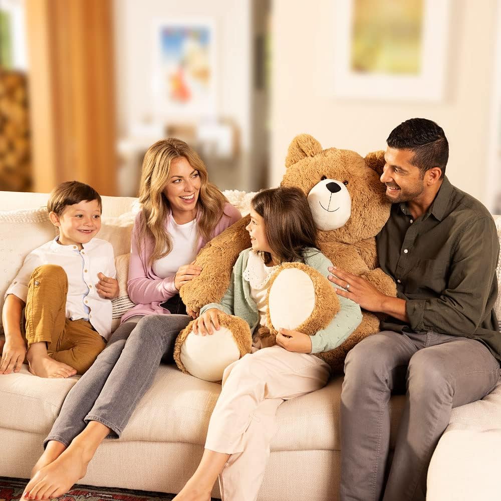 Vermont Teddy Bear Giant Stuffed Animal 4 FT - Big Easter Teddy Bear for Kids & Adults | Stuffed in Vermont, USA - Eco Friendly Gift Saves 200 Plastic Bottles - Image 5