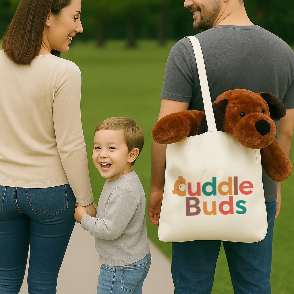 Cuddle Buds 3lbs Weighted Dog Stuffed Animal for Sensory Needs, 20'' Plush Dog, Weighted Stuffed Animals for Adults, Soft Plushie Toy - Image 6