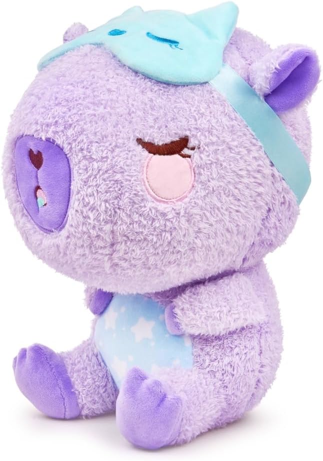 Sleepy Capybara Stuffed Animal - Lila the Sleepy-bara | Purple Soft Kawaii Plush Toy with Cute Sleepmask Accessory | Great Bedtime Plushies | Cozy Cuddly Gift for Toddlers, Kids, Adults - 10" - Image 7