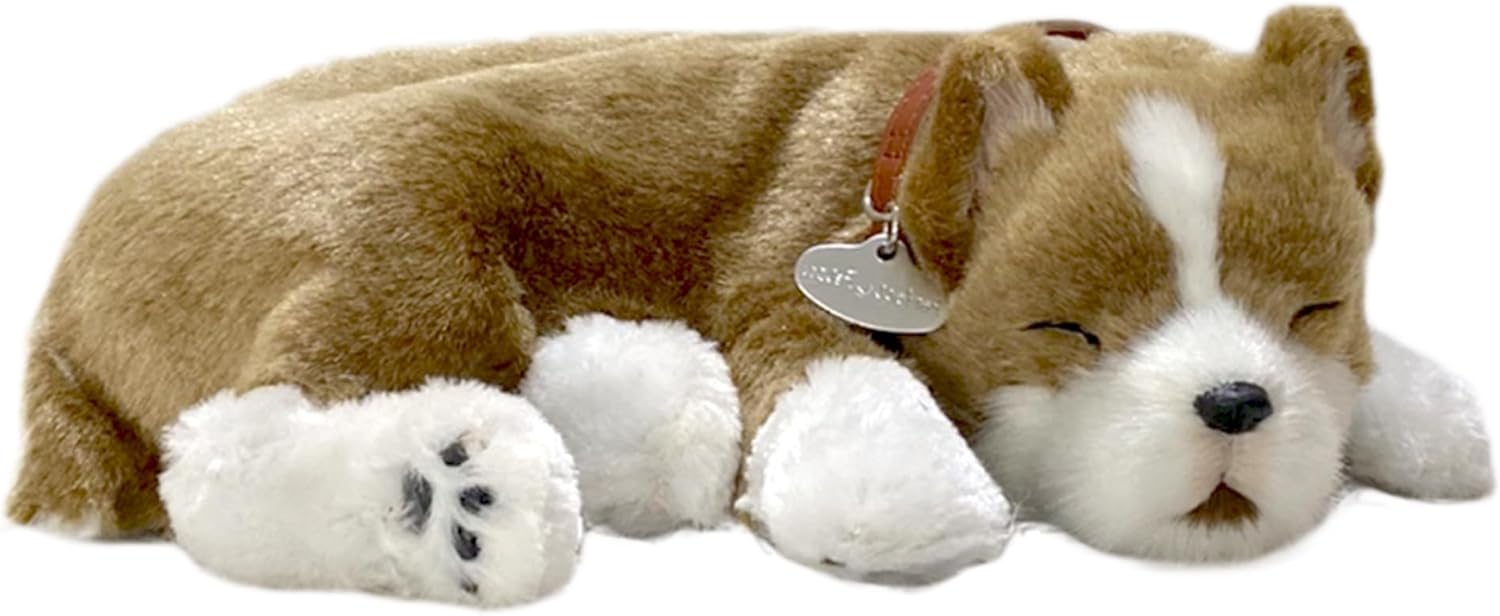 Perfect Petzzz Original Petzzz Pit Bull Realistic, Lifelike Stuffed Interactive Pet Toy, Companion Pet Dog with 100% Handcrafted Synthetic Fur