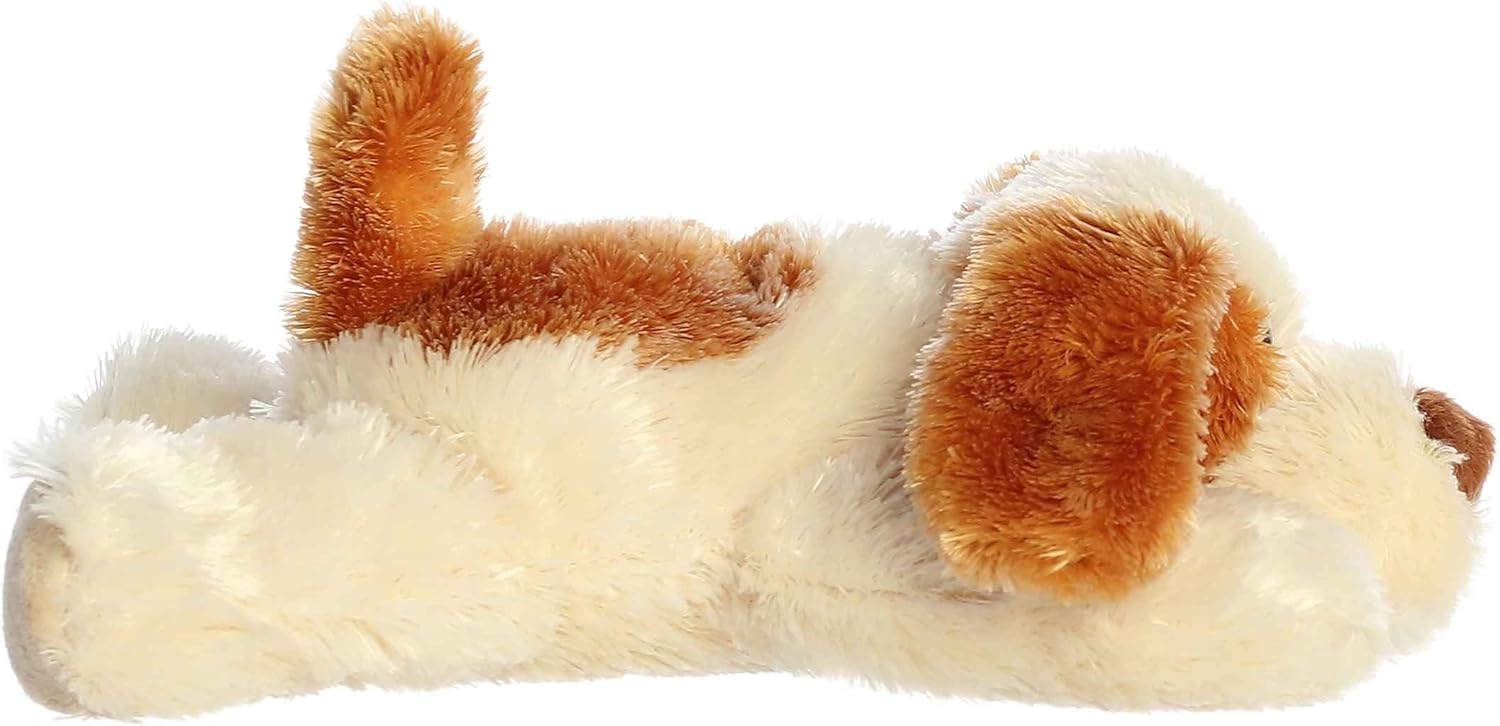 Aurora® Adorable Mini Flopsie™ Scruff™ Stuffed Animal - Mini Companions Ready for Playful Adventures - for Kids All Ages, Toddlers, Adults, and Families - Brown 8 Inches - Image 3