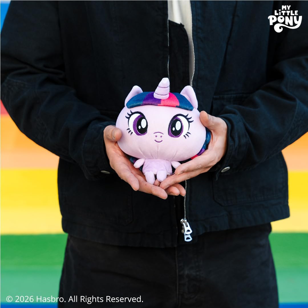 TeeTurtle Cloudheads Twilight Sparkle Plush - 5-Inch Official My Little Pony Stuffed Animal with Embroidered Details - Soft Cuddly Plush Toys for Kids, Teens, and Adults - Image 3