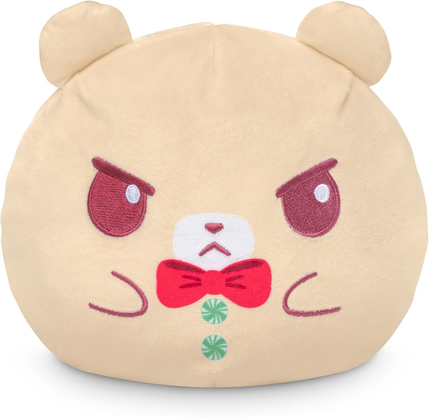 TeeTurtle 6" Reversible Holiday Hot Cocoa Bear Plushie - Soft Cute Kawaii Stuffed Animal - Image 2