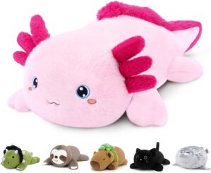 SQEQE Weighted Stuffed Animal Axolo...