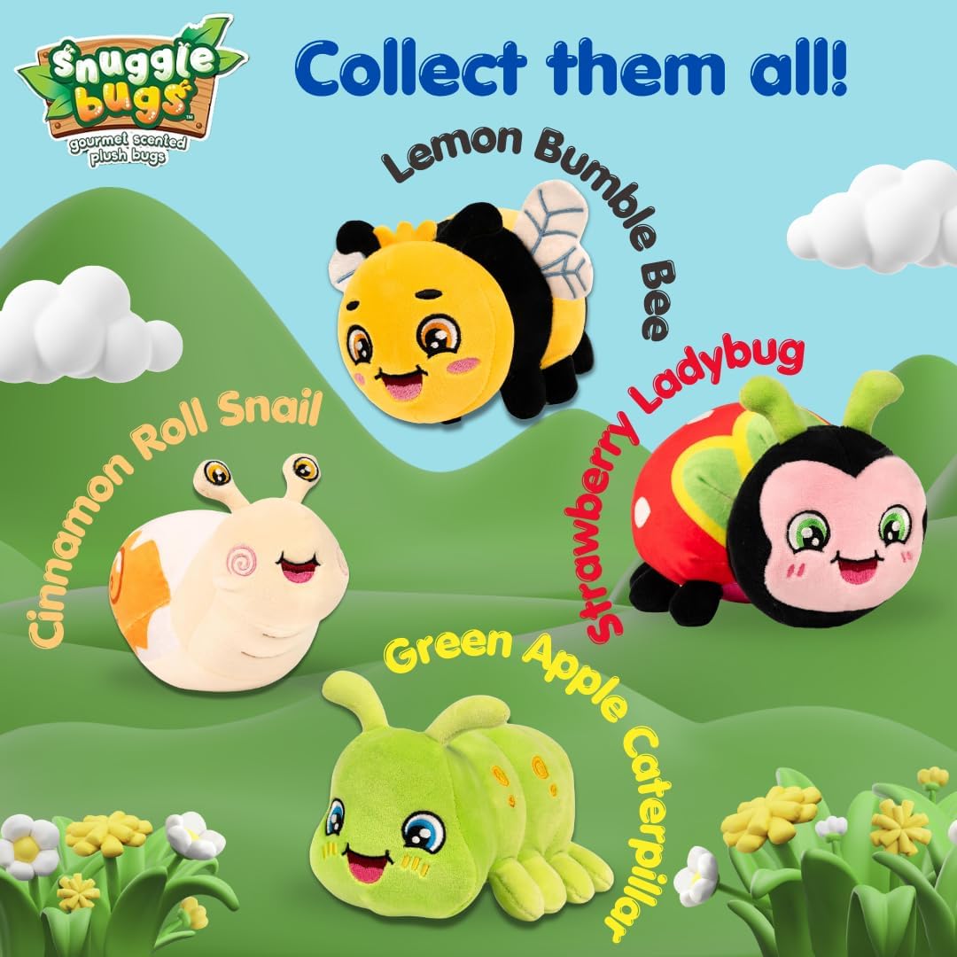 Scentco Snuggle Bugs (Ladybug)- Strawberry Scented Plush Toy - Gifts for Kids, Gift Guide, Aromatherapy - Image 9