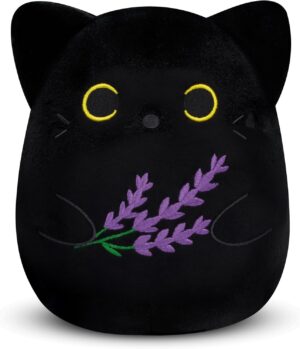Lavender Black Cat Stuffed Animal,8...