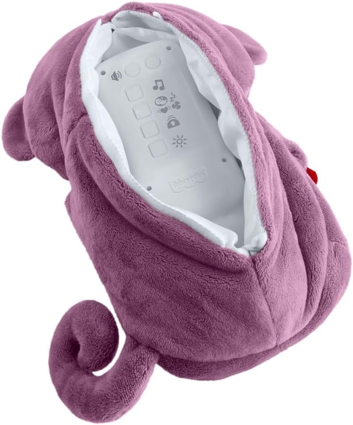 Fisher-Price Baby Toy Soothe ‘n Snuggle Purple Monkey Plush Portable Sound Machine with Breathing Motion & Lights for Newborns Ages 0+ Months - Image 5