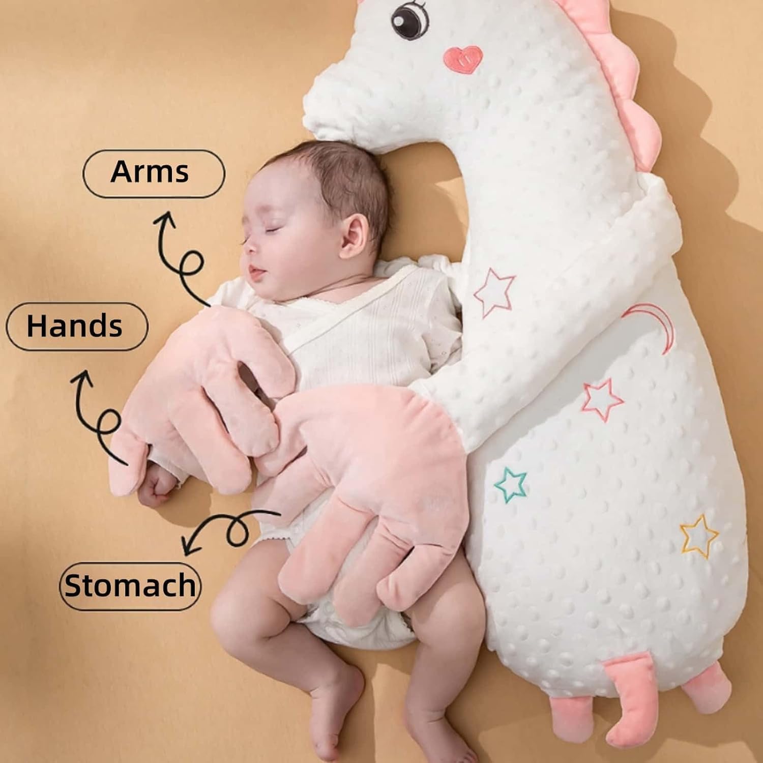 Companion Plush Comfort Patting Pillow,Used for Soothing and Hugging (Bohemian) - Image 5