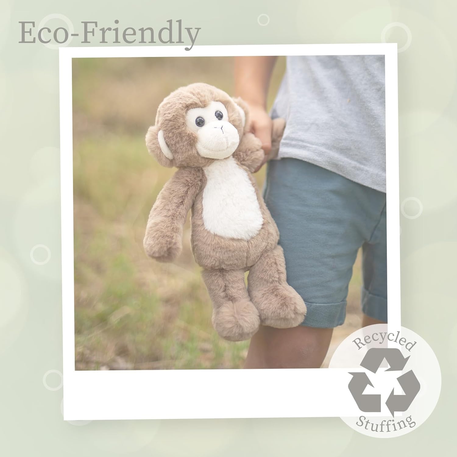 World's Softest Plush Stuffed Animal for Baby, Toddler, Kids, Adults - Adorable Toy Made from Kid-Friendly, Quality Materials - Lushee MoMo Monkey, 10" - Image 5