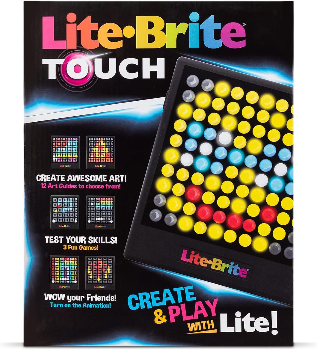 Lite-Brite Touch - Create, Play and Animate - Light Up Portable Stem Sensory Learning Toy, Creative Art Stem Toy for Girls, Boys, Unisex, Toddler, Holiday, Birthday, Gift, Ages 6+ - Image 9