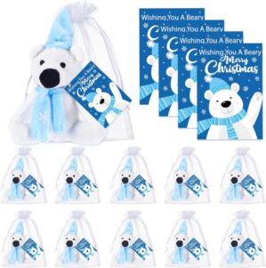 Silipull 12 Pcs Polar Bear Stuffed ...
