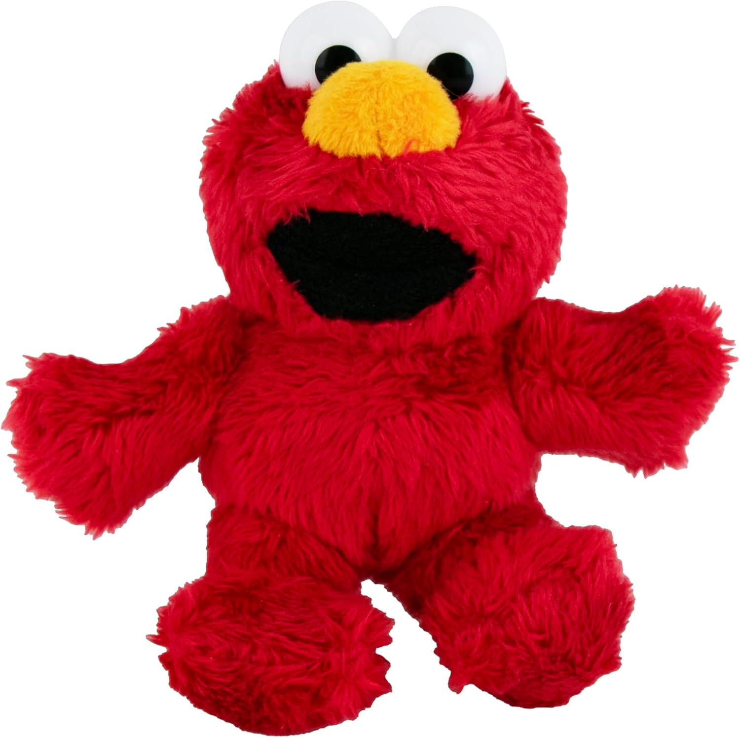 World Smallest Tickle Me Elmo Plush Toy (1 pc.) – Pocket-Size Giggling Elmo with Keychain Clip – Perfect for Travel, Gifts & Stocking Stuffers