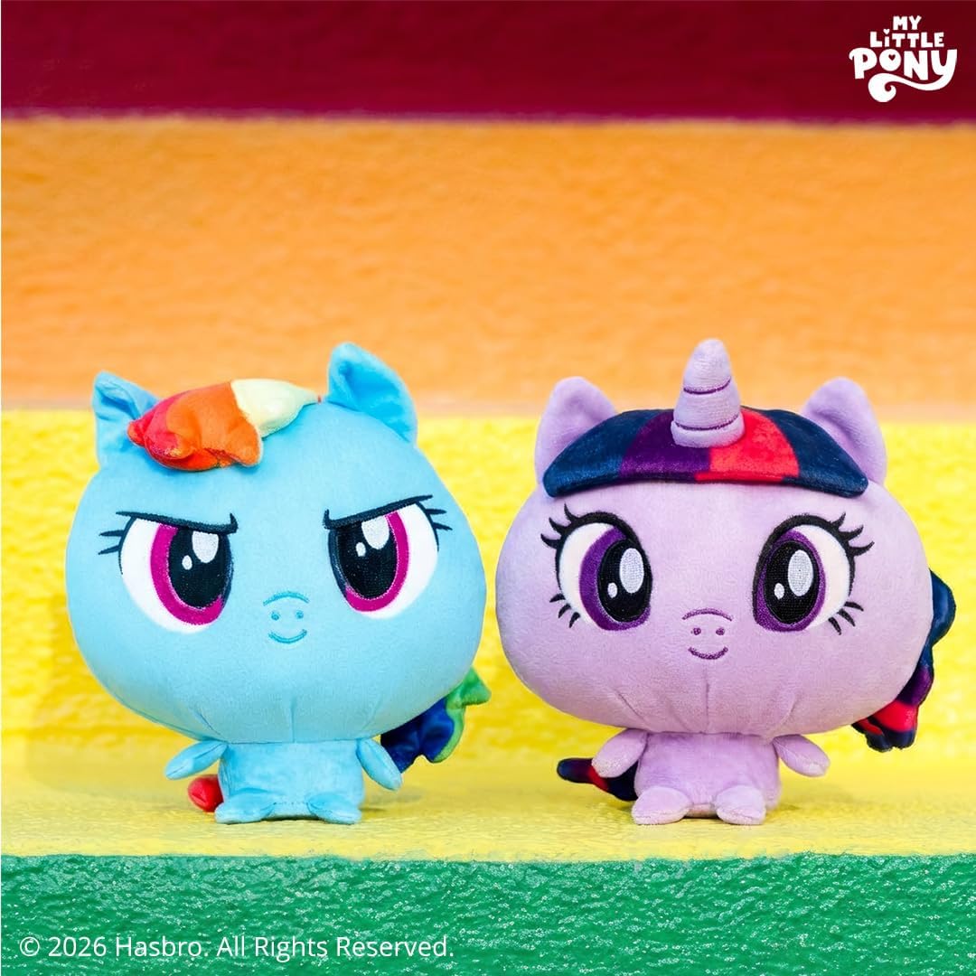 TeeTurtle Cloudheads Twilight Sparkle Plush - 5-Inch Official My Little Pony Stuffed Animal with Embroidered Details - Soft Cuddly Plush Toys for Kids, Teens, and Adults - Image 4