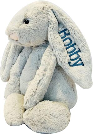 Embroidered Plush Bunny with Child&...