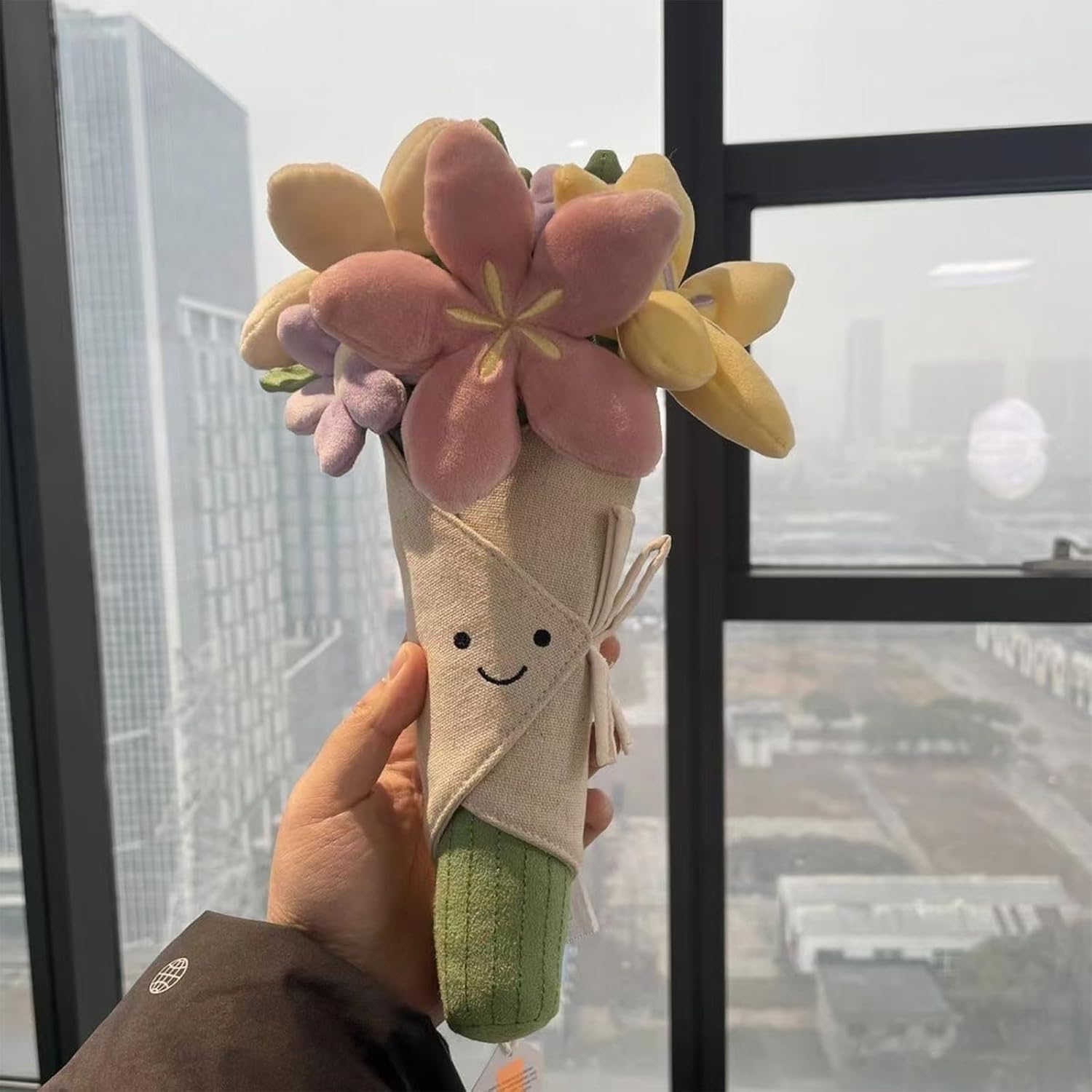 Cute Flower Plush Doll Stuffed Plant Plushie ,Decor Home Andbedroom Sweet Gifts for ,Cute Kawaii Gift for Valentines Day, Birthdays, Graduation, Wife, Girlfriend ,Mom for Boys and Girls - Image 7