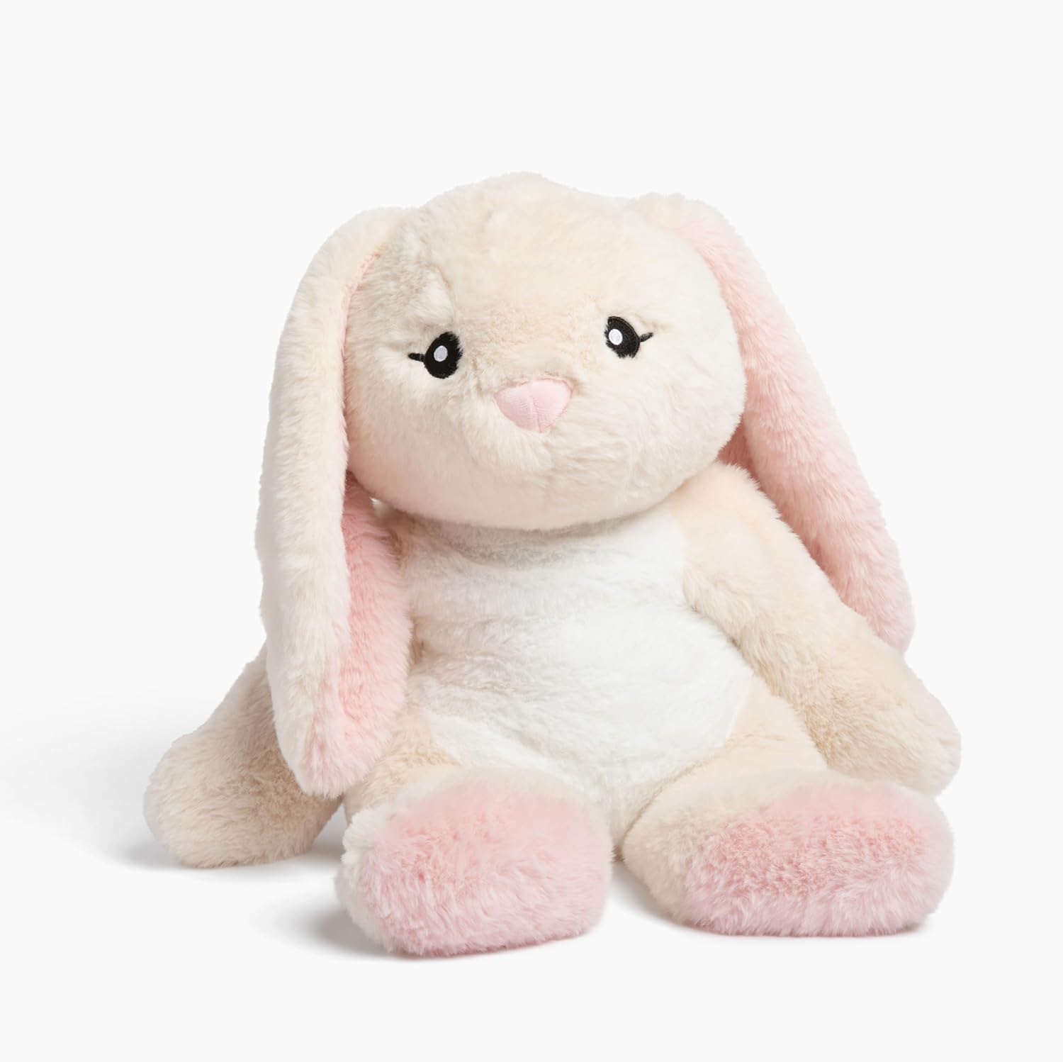 HUGIMALS Iggy the Bunny 20 Inch 4.5 lb Heavy Cute Sensory Weighted Comfort Plush | Large Unscented Washable Self Care Calming Stuffed Animal for Kids, Teens and Adults