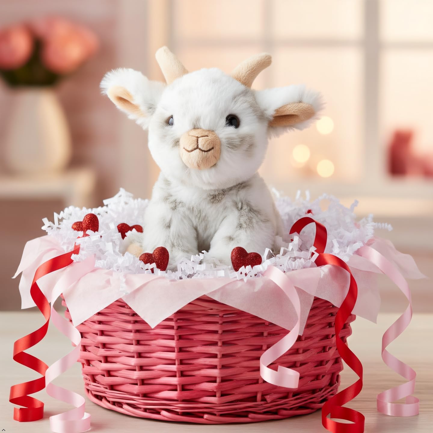 The Petting Zoo Goat Stuffed Animal Plushie, Gifts for Kids, Wild Onez Babiez Farm Animals, Goat Plush Toy 6 inches - Image 5