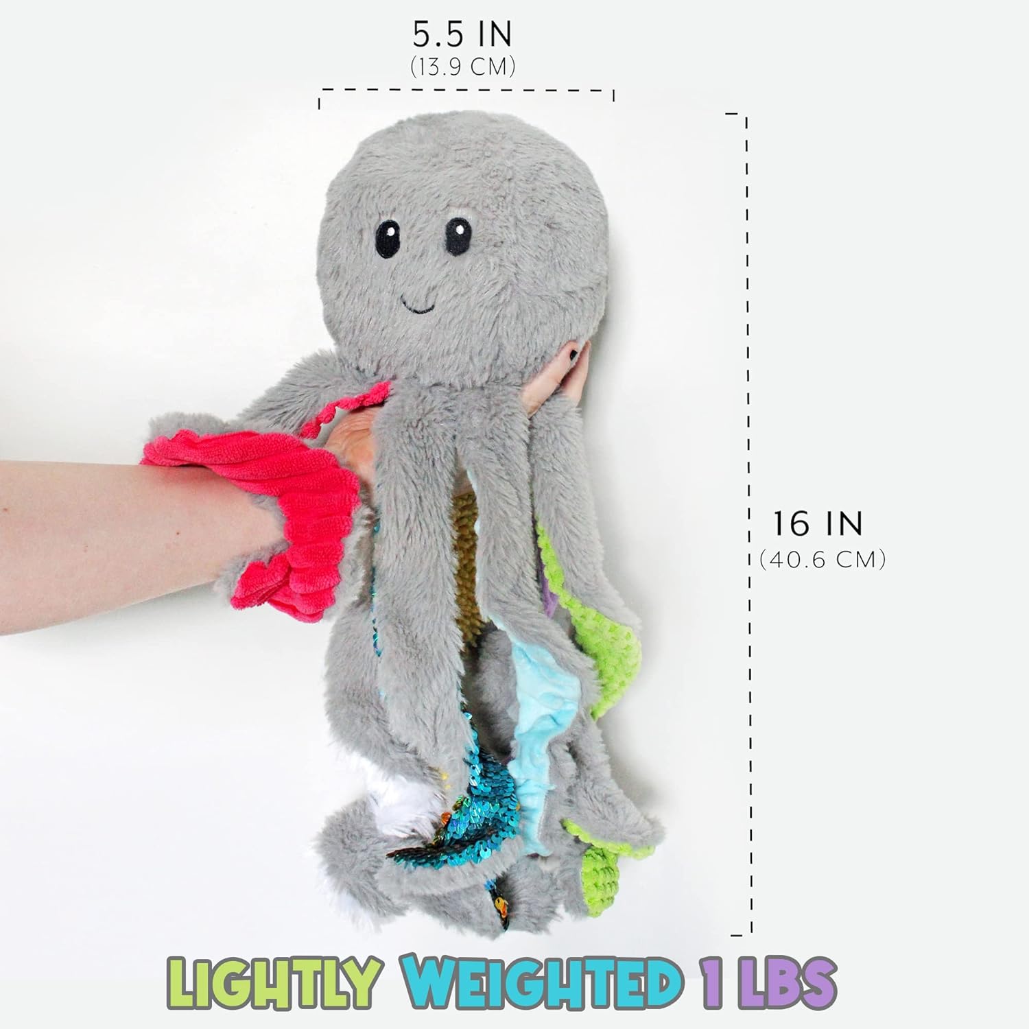 MEAVIA Sensory Octopus Plush Toy, Fidget Plush for Special Needs and Sensory Fun, FEELix Collection - Image 5