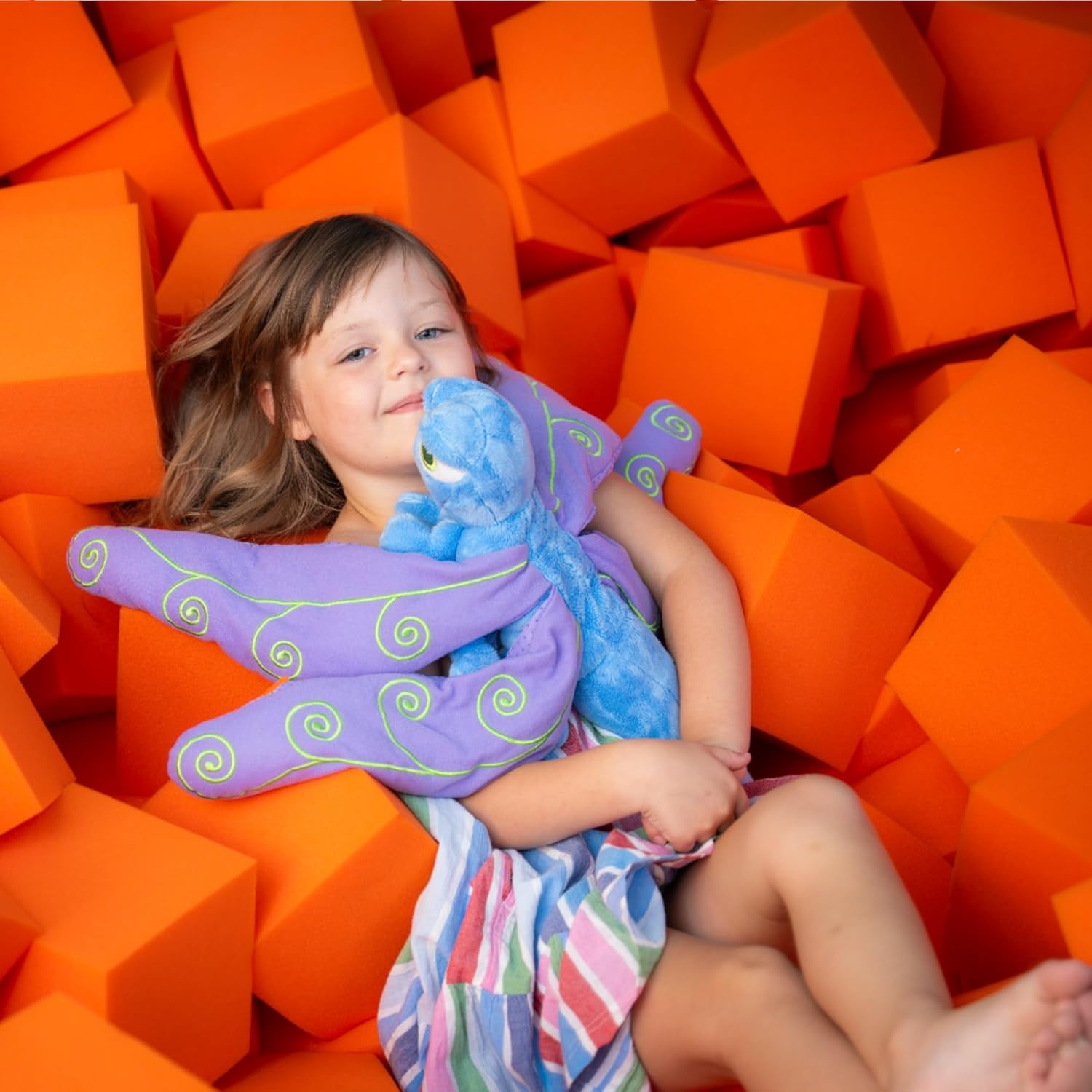 Flutter The Dragonfly – 3 lb Weighted Plush Toy for Kids – Calming Sensory Support for Emotional Regulation & Focus – Tactile Fidget Wings – Autism, ADHD & SPD Friendly - Image 5