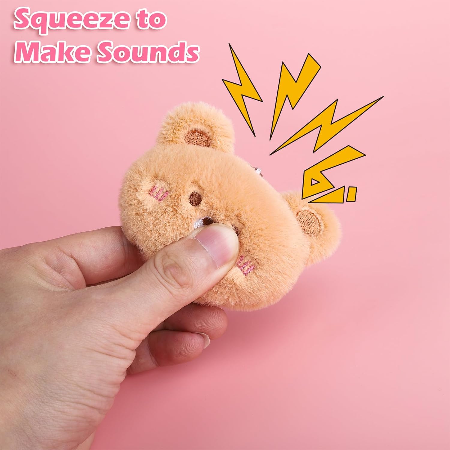 Niceup Bulk Plush Keychains Mini Stuffed Animals for Kids Party Favors Goodie Bags Gift Mini Claw Machine Toys - Image 3