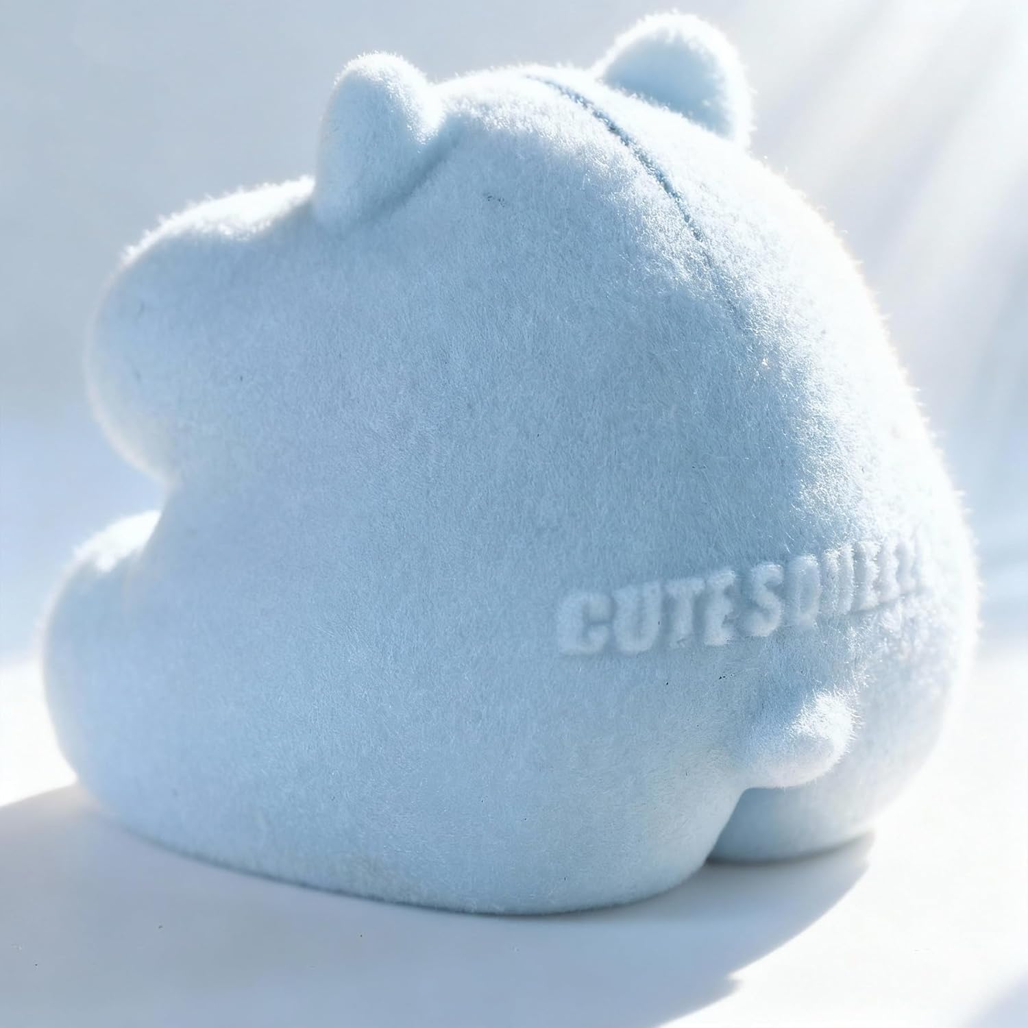 Handmade Taba Squishy Hamster Toy, Cute Squishy Hamster Fidget Toy, Realistic Hamster Toy, Soft Silicone Mochi Furry Toy, Stress Relief Gift for Adults & Kids, Sensory Anxiety Plushie (Blue) - Image 7